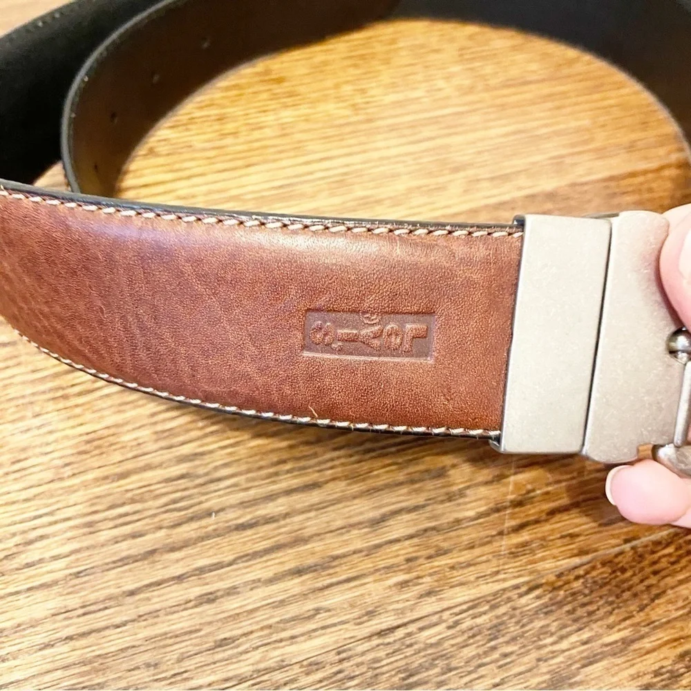 Levis | Mens Brown Leather Belt Size 34/85